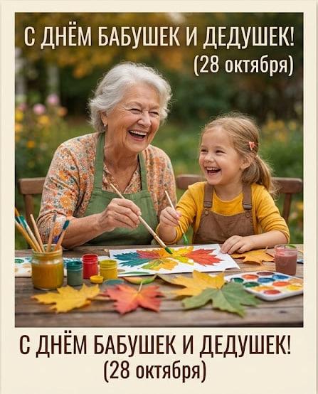 Фото День бабушек и дедушек 28 октября: красивые открытки к празднику 8